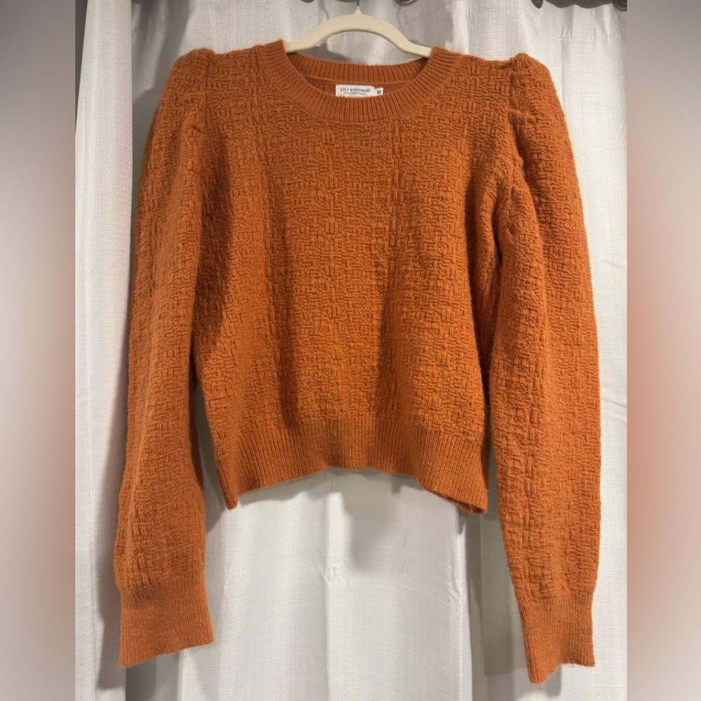 Lili Sidonio Knit‎ Textured Crew Neck Sweater